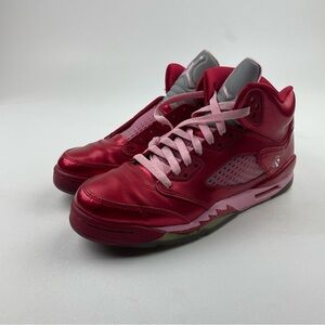 Nike Air Jordan 5 V Retro Red Pink 440892-605 Valentines Day Women’s Size 8.5